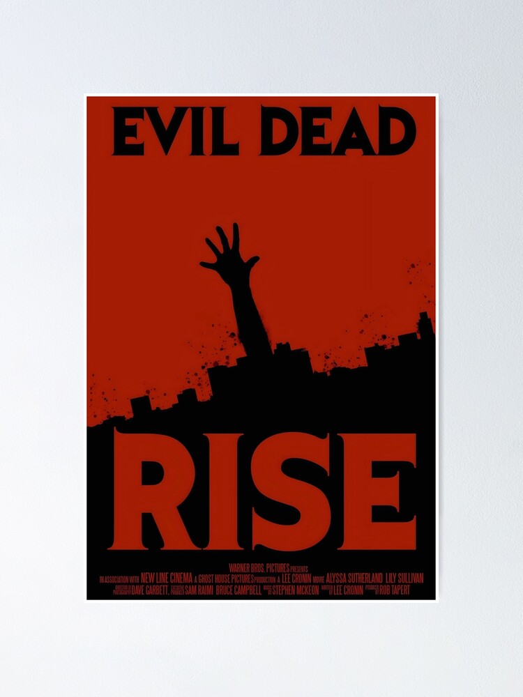 Evil Dead Rise, Evil Dead Rise Film 2023, Evil Dead Rise Movie Poster for  Sale by palmwillow