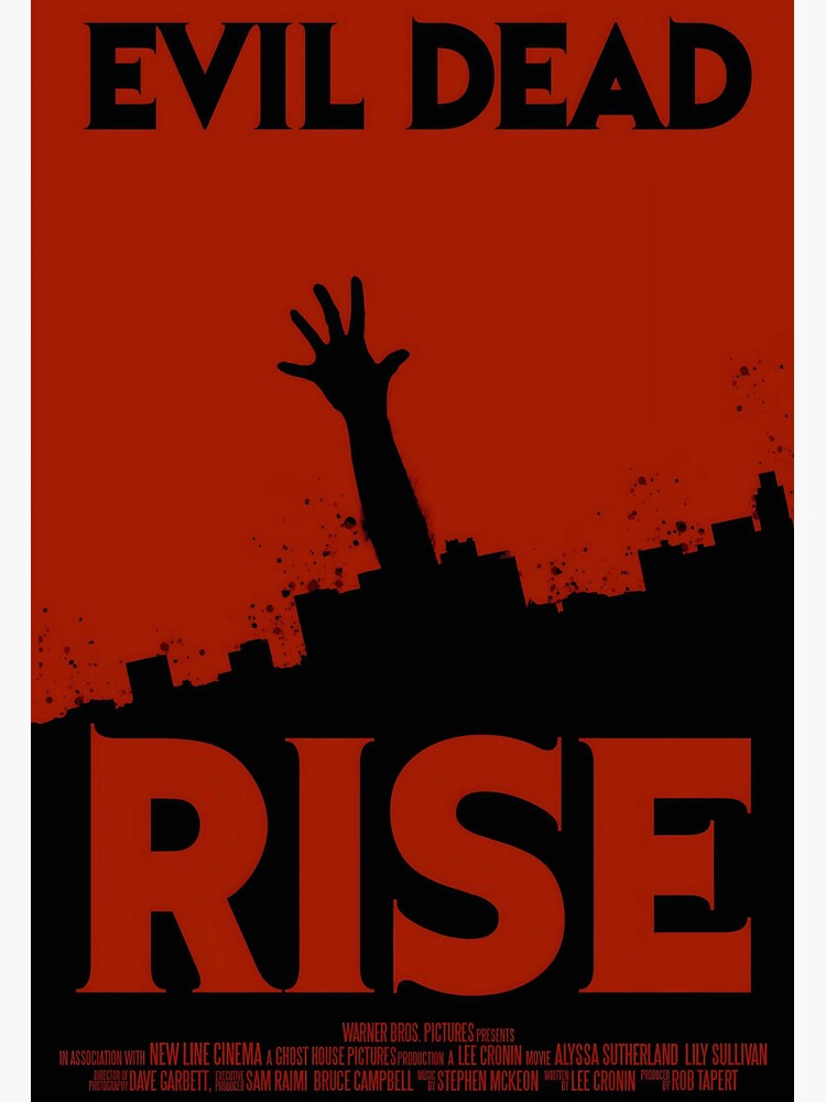 Evil Dead Rise Film  Sticker for Sale by sarisuwarni35