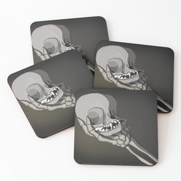Item preview, Pug skull   designed and sold by Purplepugprints.