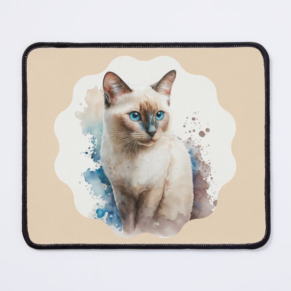 Item preview, Siamese cat designed and sold by FedoraDesign.