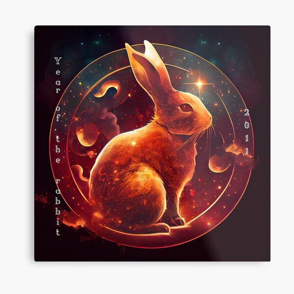Item preview, Year of the Rabbit 2011 glowing red galaxy designed and sold by art8085.