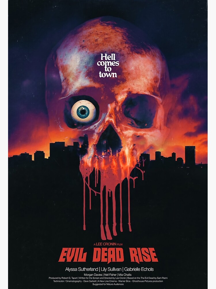 Evil Dead Rise Film 2023 Poster for Sale by cakarsetan