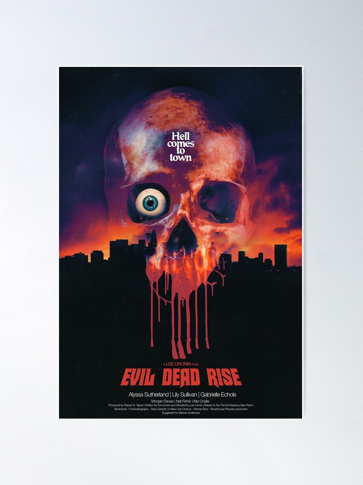 Evil Dead Rise Horror Film 2023 Poster for Sale by apolloroca