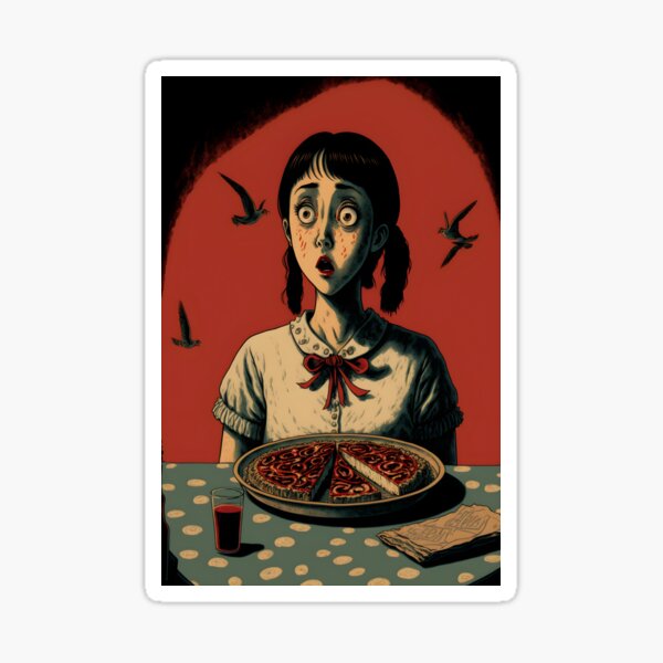 Black Heart Valentine's Day: A Dark and Scary Collection for Horror Fans Sticker