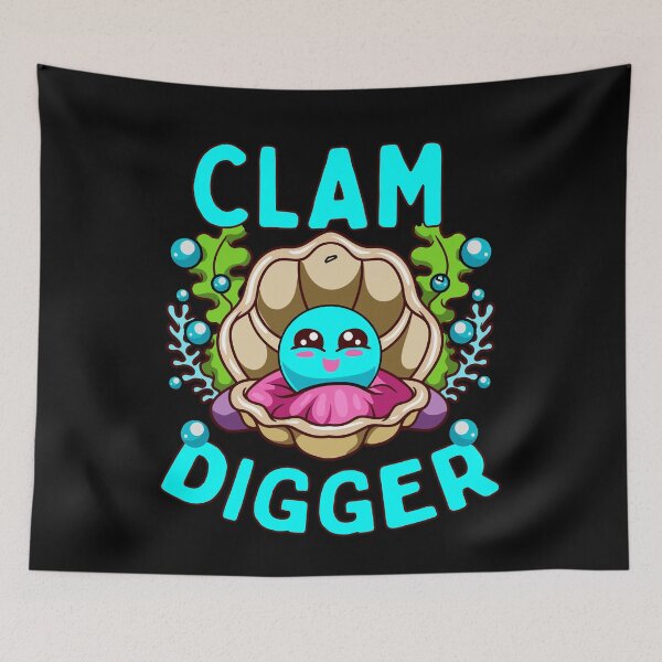 Item preview, Clam Digger Quahogs Shellfish Digging Raking Shirt  designed and sold by funnytshirtemp.