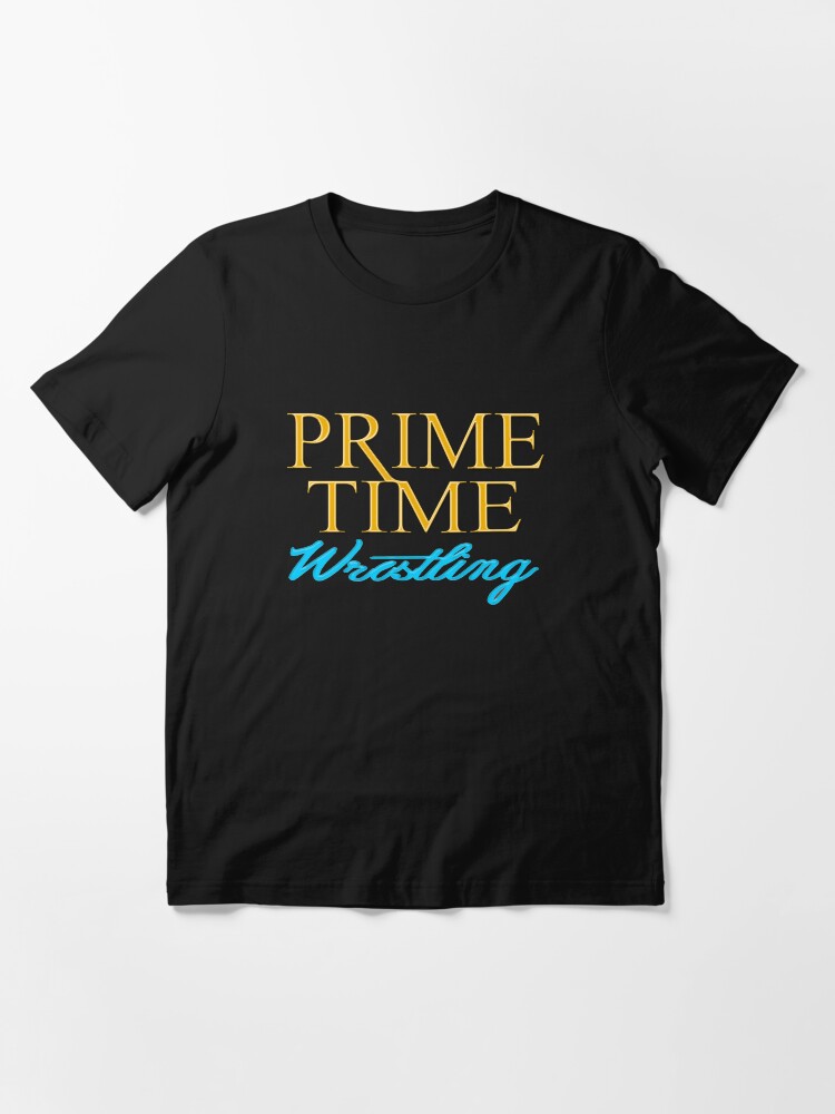 Thumbnail 3 of 7, Essential T-Shirt, Prime Time Wrestling designed and sold by DarkMatchDuds.