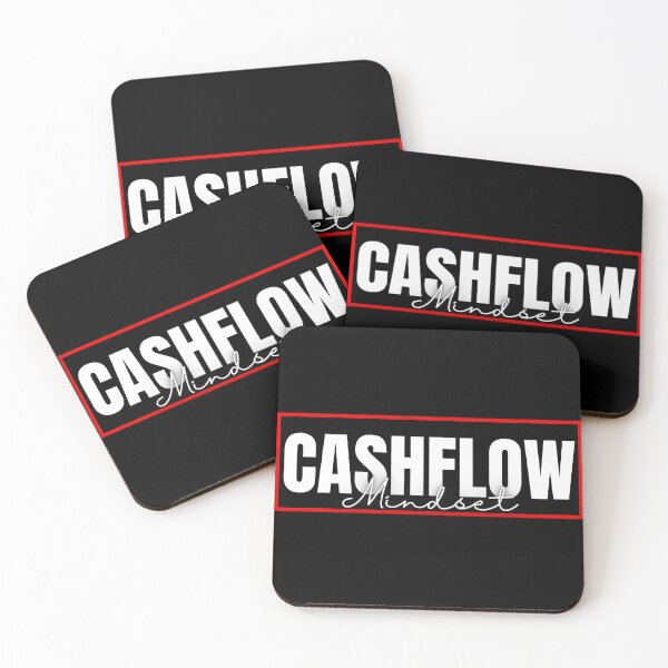 Item preview, CASHFLOW Mindset red frame poster designed and sold by KingsManKind.