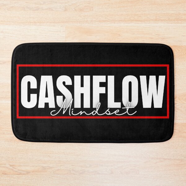 Item preview, CASHFLOW Mindset red frame poster designed and sold by KingsManKind.