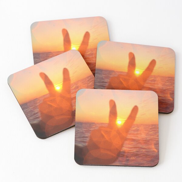 Item preview, Sunset Peace Sign designed and sold by Nalinne Jones.