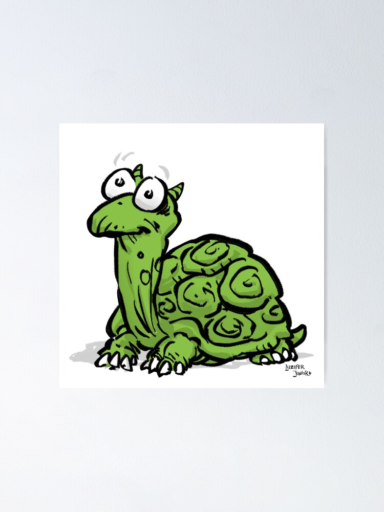 Alternative Ansicht von CORNIBUS SCHILDKRÖTE FARBIG Poster