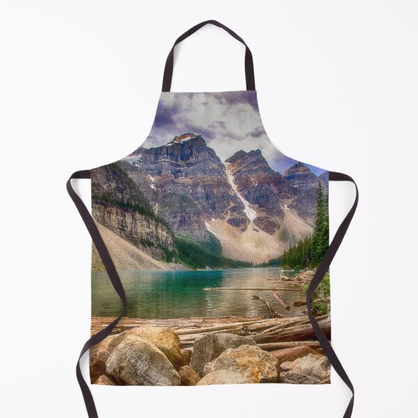 Artikelvorschau, Felsiges Ufer des Moraine Lake - Banff Nationalpark entworfen und verkauft von Kathy Weaver.