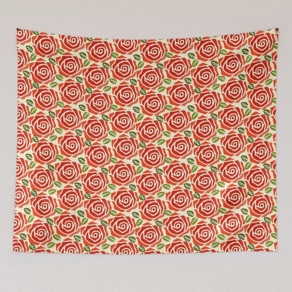 Item preview, Red Roses Repeated pattern Design designed and sold by riceayoj.