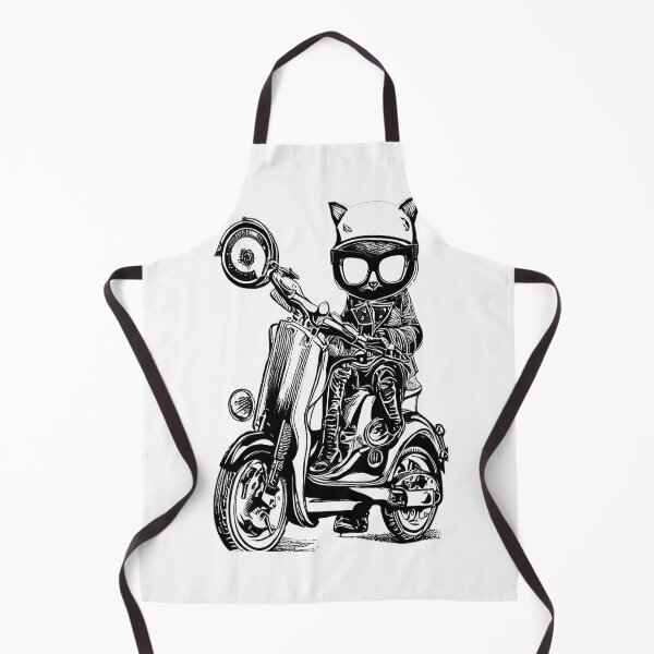Item preview, biker cat vector design designed and sold by test26.