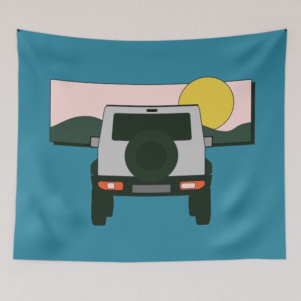 Item preview, Silver Suzuki Jimny | Into The Sunset designed and sold by stoicjimny.
