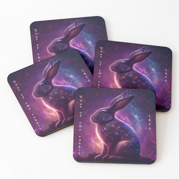 Item preview, Year of the Rabbit 1975 in purple galaxy designed and sold by art8085.