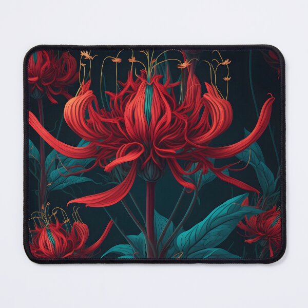 Item preview, Japanese animated Red Spider Lily flower of farewellor goodbye designed and sold by Japanculture.