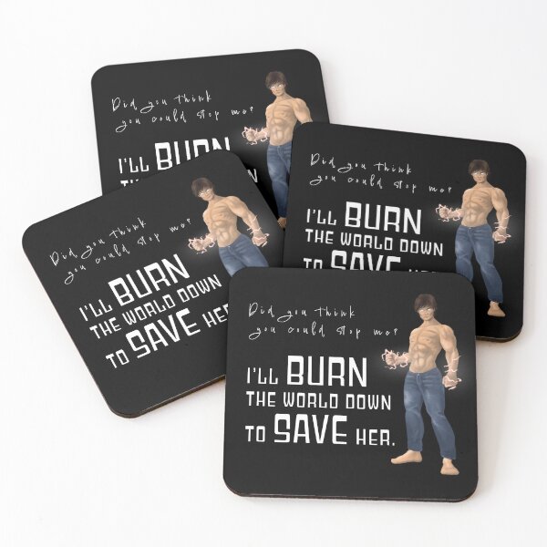 Item preview, Daemon Black, BURN the world down to SAVE her designed and sold by Penny Stanley (ICONIC FOX GRAPHICS).