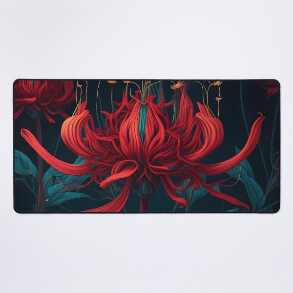 Item preview, Japanese animated Red Spider Lily flower of farewellor goodbye designed and sold by Japanculture.