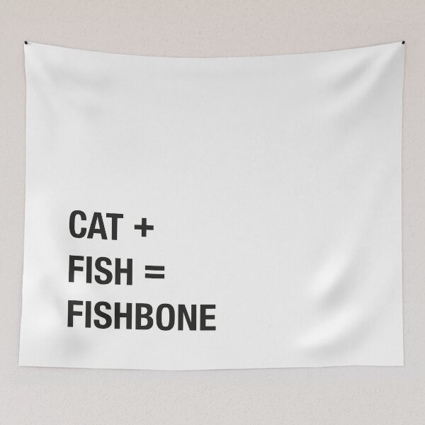 Item preview, Cat + Fish designed and sold by Hell-Prints.
