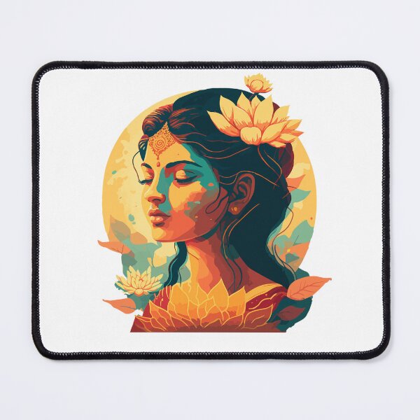 Artikelvorschau, Devi heilige göttliche Dame Göttin Schönheit spirituelle künstlerische Kunst entworfen und verkauft von CameltStudio.