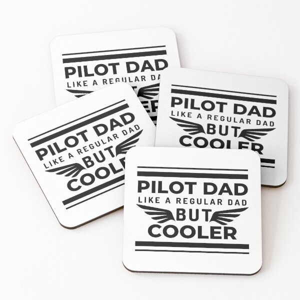 Item preview, Pilot Dad Like A Normal Dad But Cooler designed and sold by designerpriti.