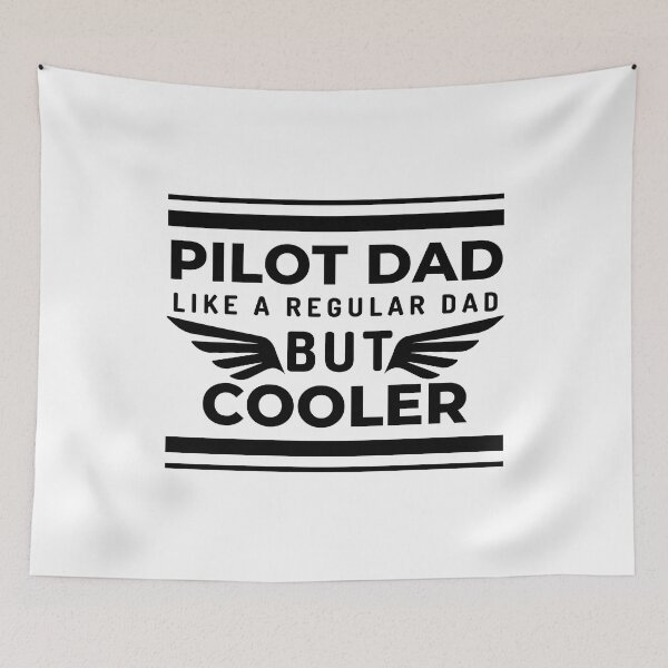 Item preview, Pilot Dad Like A Normal Dad But Cooler designed and sold by designerpriti.