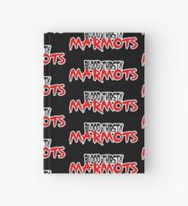 Blood Thirsty Marmots Logo 3 Hardcover Journal