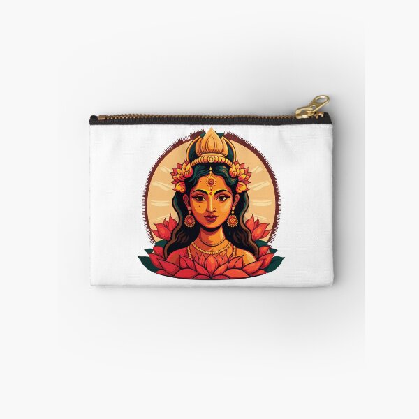 Item preview, Devi artwork divine sacred lady lotus feminine designed and sold by CameltStudio.