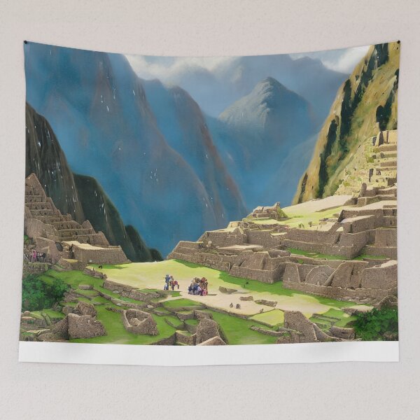 Item preview, Fantasy View of the Machu Picchu designed and sold by donlmartino.