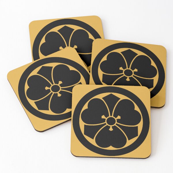 Item preview, Traditional Japanese Samurai crest: Sword and Oxalis in a circle designed and sold by Onigokko.