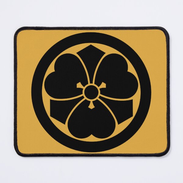 Item preview, Traditional Japanese Samurai crest: Sword and Oxalis in a circle designed and sold by Onigokko.