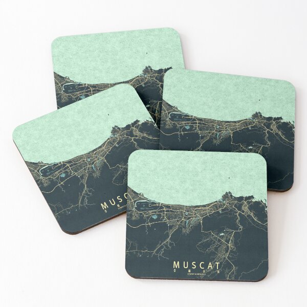 Item preview, Muscat City Map of Oman - Summer designed and sold by deMAP.