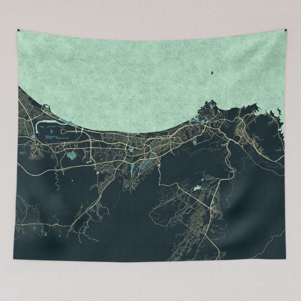 Item preview, Muscat City Map of Oman - Summer designed and sold by deMAP.