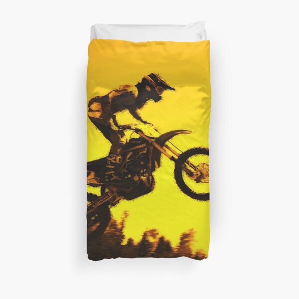 Sunset Run - Motocross Racer Housse de couette