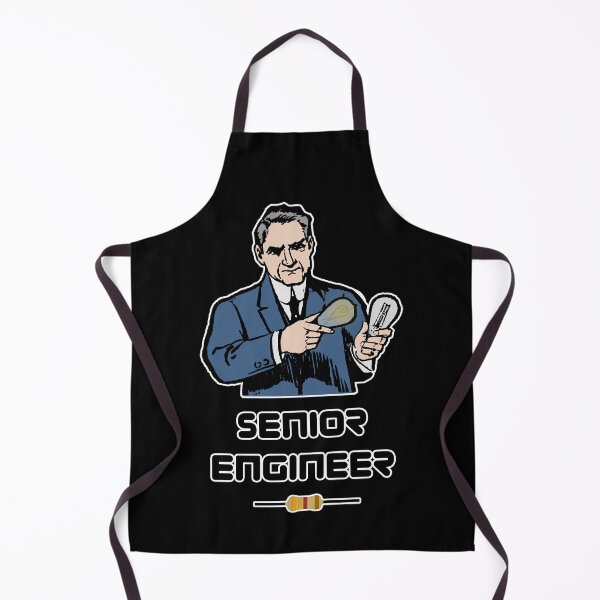Item preview, 'Senior Engineer' Thomas Edison Stealing Design - Retro Illustration Design for T-shirts, mugs, phone cases and other accessories designed and sold by Ridiculam Toga.