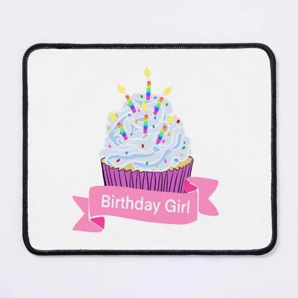 Item preview, Birthday Girl Cupcake designed and sold by LisaMichelleArt.