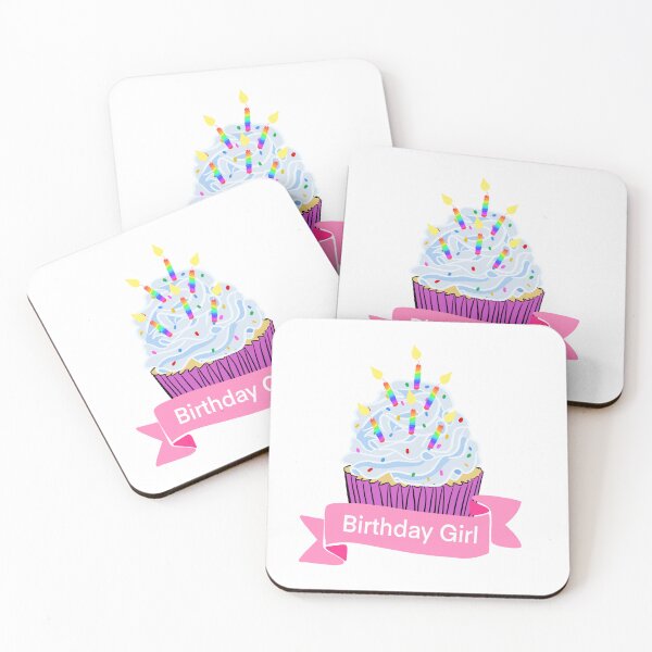 Item preview, Birthday Girl Cupcake designed and sold by LisaMichelleArt.