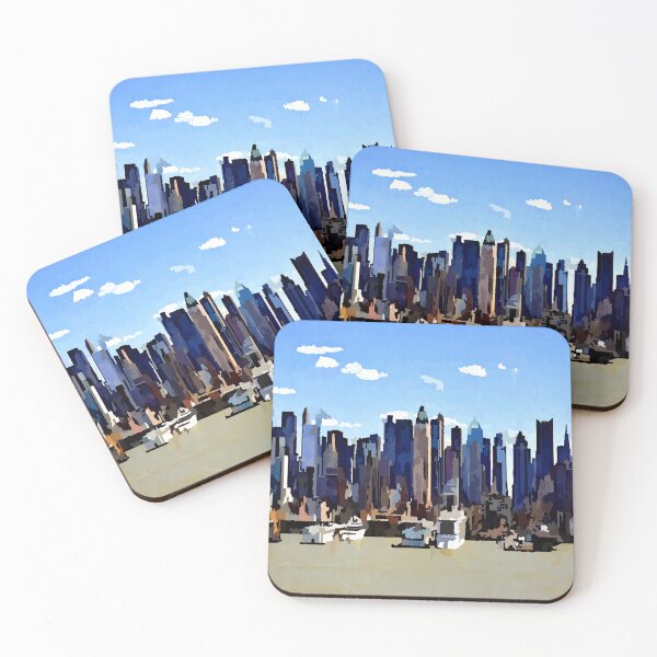 Item preview, New York City Waterfront Dreams Skyline designed and sold by Jon-Baran.