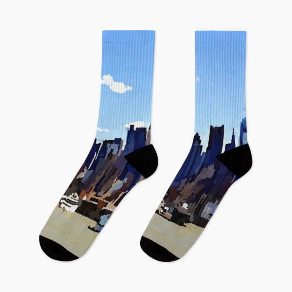 Item preview, New York City Waterfront Dreams Skyline designed and sold by Jon-Baran.