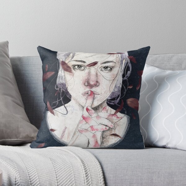 MIRROR by Elenagarnu Throw Pillow