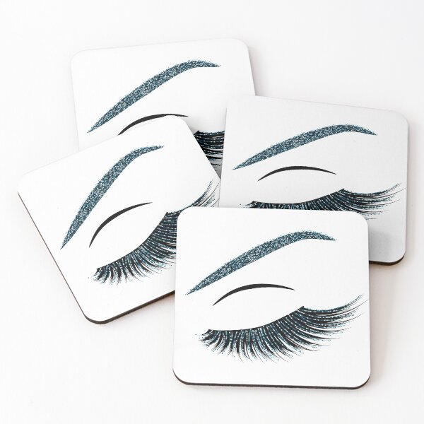 Item preview, Lash with blue glitter designed and sold by sashica.