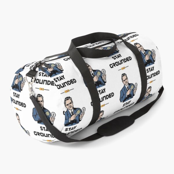 Item preview, 'Stay Grounded' Thomas Edison Stealing Design - Retro Illustration Design for T-shirts, mugs, phone cases and other accessories designed and sold by Ridiculam Toga.