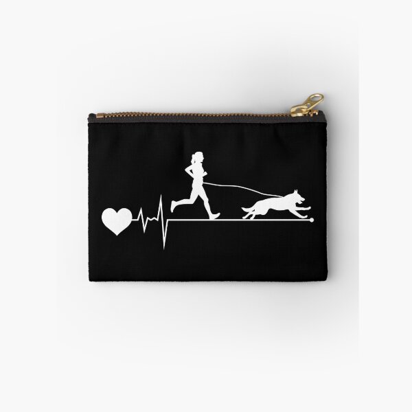 Item preview, Canicross Trail Running Dog Sport Heartbeat Pulse designed and sold by CuteDesigns1.