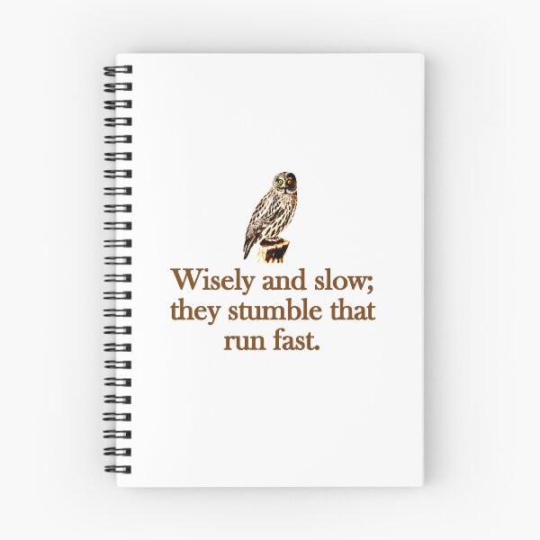 Item preview, Wisely And Slow designed and sold by CrankyOldDude.