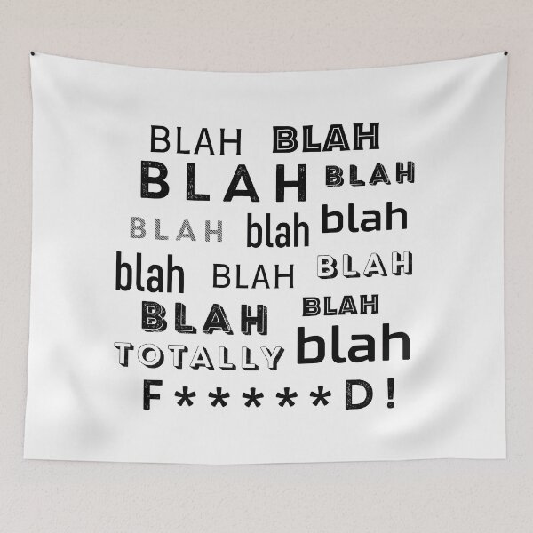 Item preview, Blah Blah Blah designed and sold by SpiralCase.