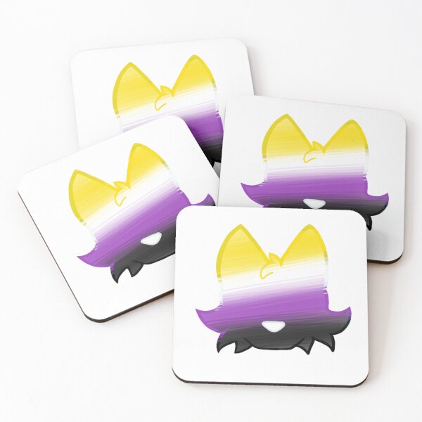 Item preview, Nonbinary Pride Fox designed and sold by Mimots.