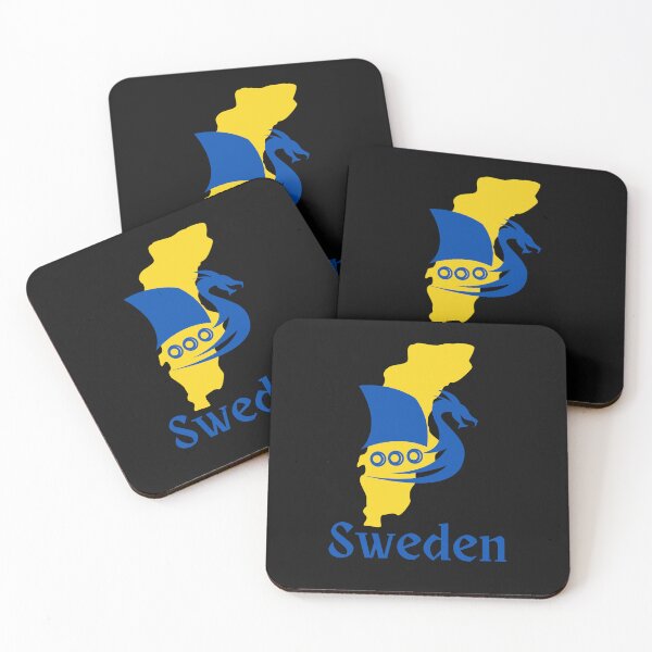 Item preview, Sweden Design with Viking Ship designed and sold by Lost-World-Shop.