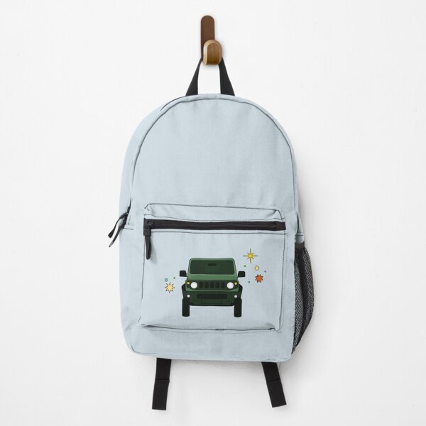 Item preview, Jungle Green Suzuki Jimny - Light Blue Dotted Pattern designed and sold by stoicjimny.