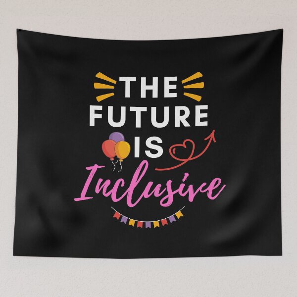 Item preview, The Future is Inclusive T-Shirt SLP Professional Special Ed Teacher Social Worker Special Needs Mom Autism Gift Neurodiversity Acceptance designed and sold by Unicorny-Design.