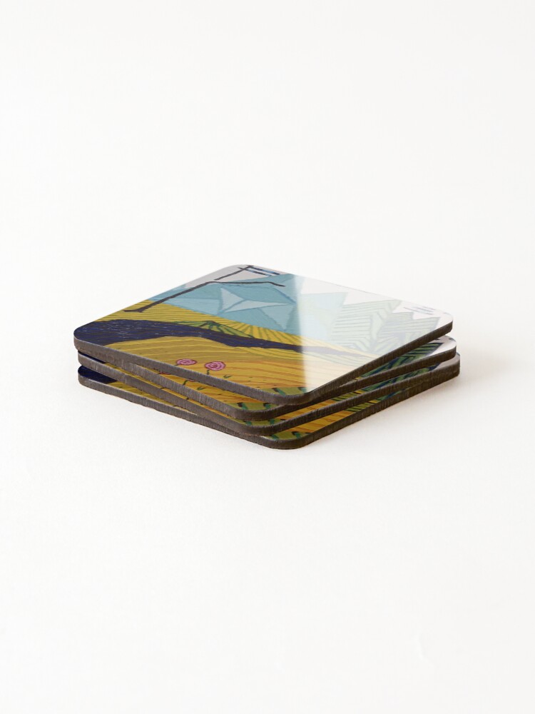 Thumbnail 4 of 5, Coasters (Set of 4), Superstition Mountains designed and sold by RudyYoder.